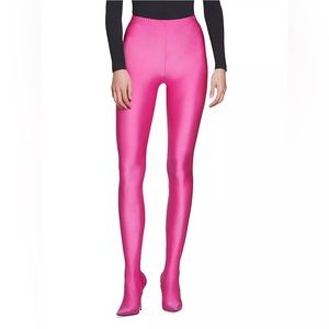 Pink high heel pantaleggings